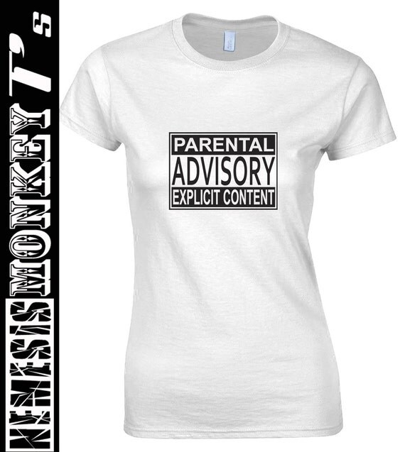 parental advisory shirt womens