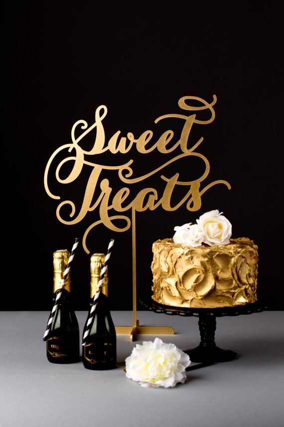 Items similar to Wedding Dessert Table Sign Sweet Treats Soirée
