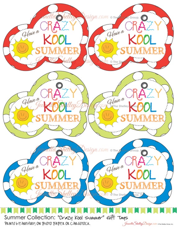 Have A Cool Summer Free Printable Tags