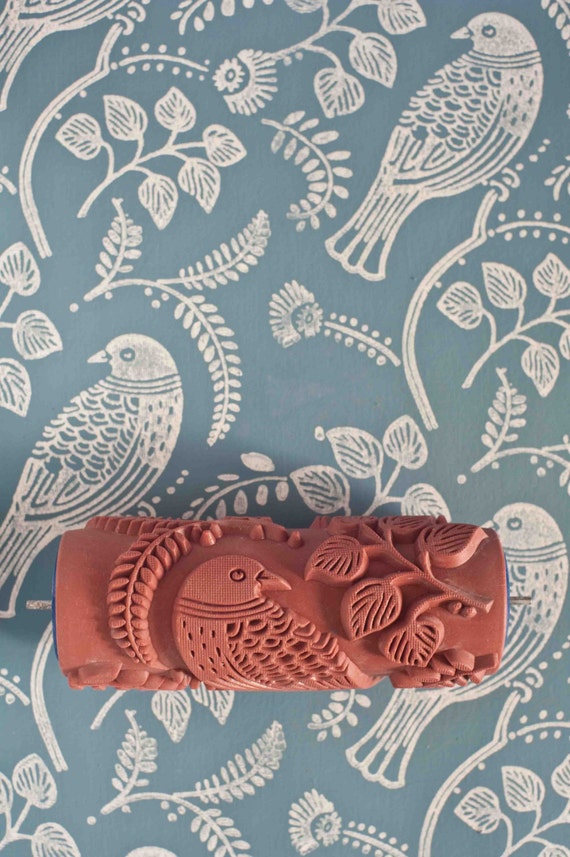 Tuvi patterned paint roller from The Painted House