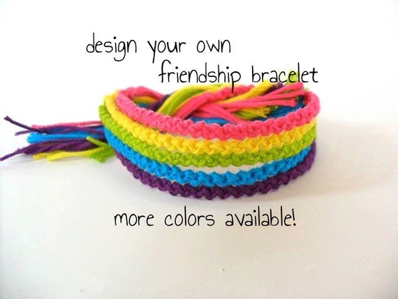 5 Custom Friendship Bracelets