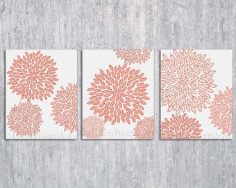 Coral Colored Wall Decor