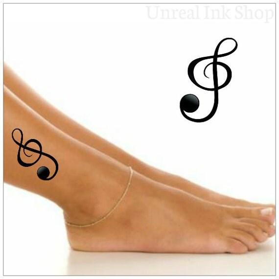 temporary tattoo treble clef tattoo ultra thin fake tattoo temporary tattoo treble clef tattoo ultra thin fake tattoo