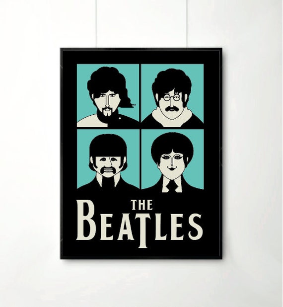 Beatles art Beatles prints Beatles posters beatles