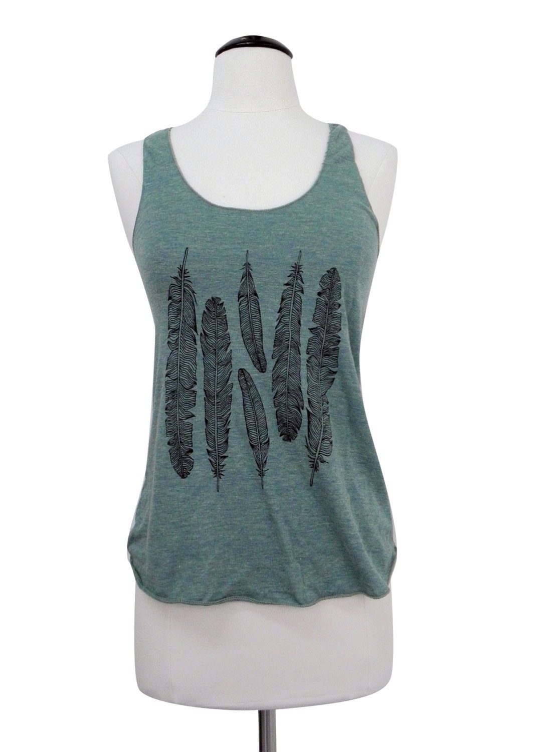 Feather Tank Top American Apparel TriBlend Shirt