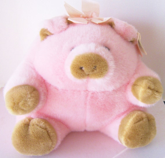 fluffy pig toy