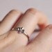 fleur de lis . stacking ring