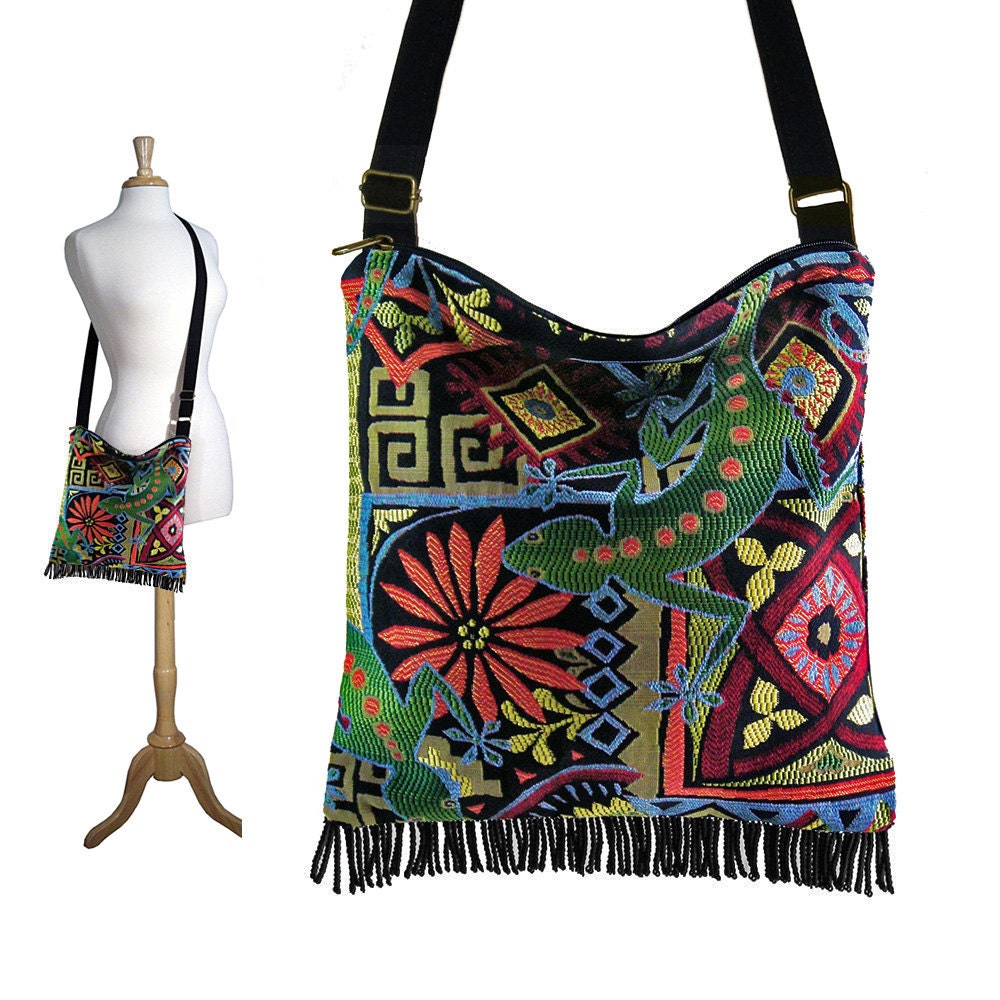 Hippie Crossbody Bag Fringe Purse Cross body Shoulder Bag