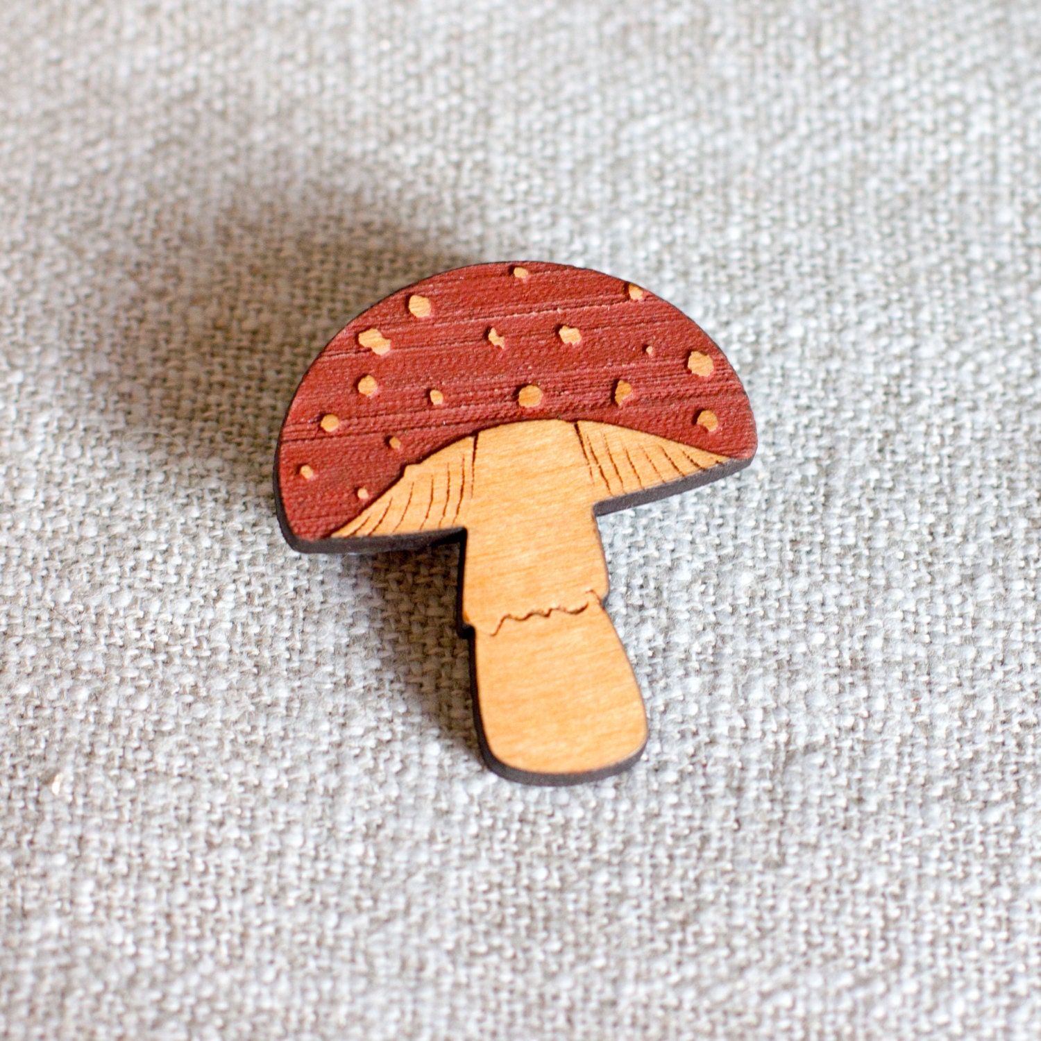 Mushroom brooch mushroom jewellery mushroom by finestimaginary
