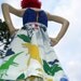 Dinosaur Dress OAK Upcycled Adult Geek T Rex Sundress Mom Party Dress M L XL Plus Size