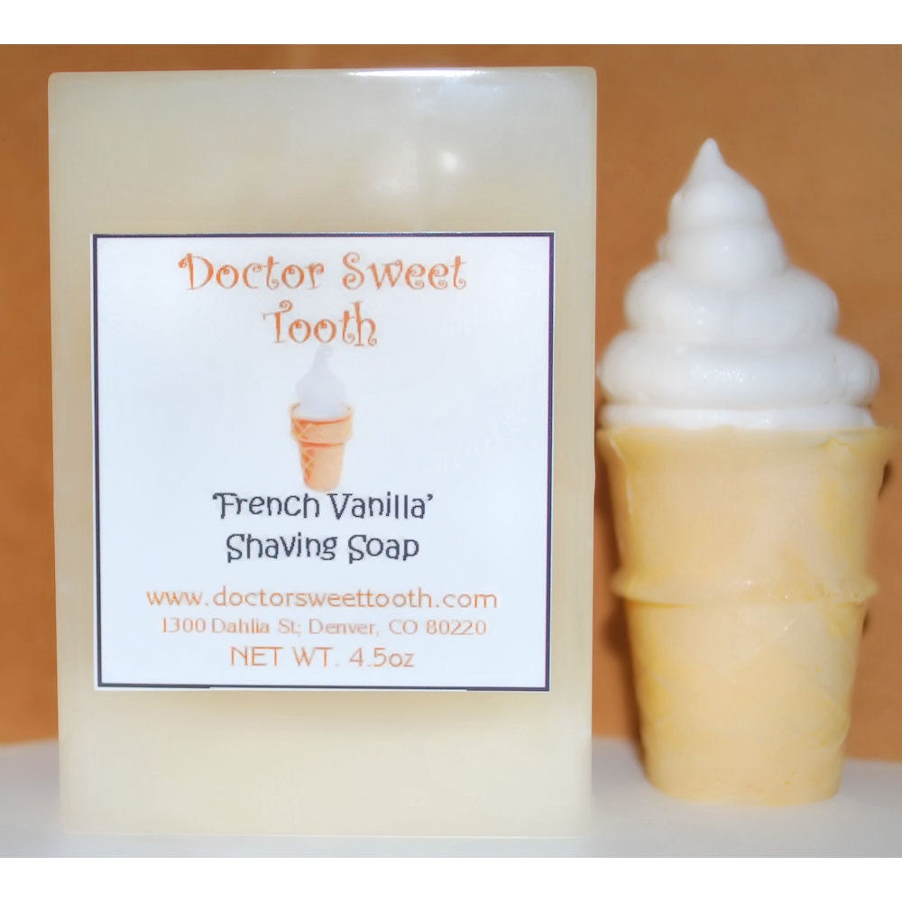 French Vanilla Shaving Soap 4.5oz