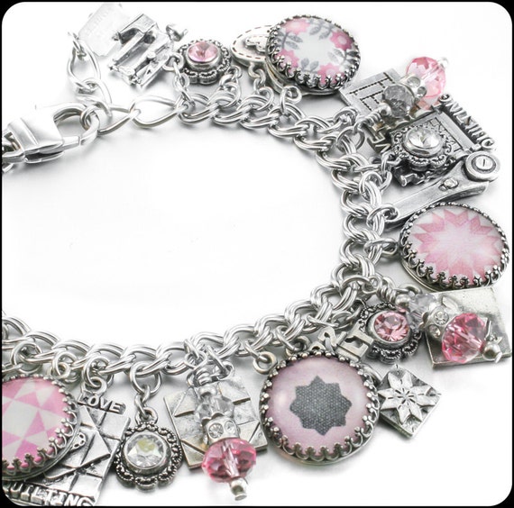 Quilt Jewelry Quilting Pattern Quilt Block by BlackberryDesigns