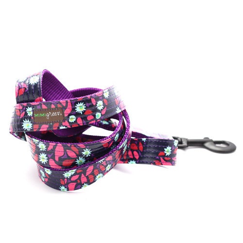 Laminated Cotton Dog Leash 4' 5' or 6' 8