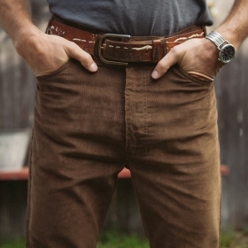 Levis 646 Corduroys Pants, Brown, Vintage 70's,  Like New (34X31)