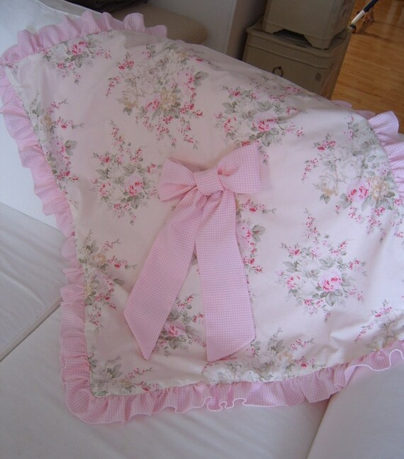 laura ashley baby blankets Floral Ashley BUGGY by BLANKET Laura NancysLinens BABY Pink