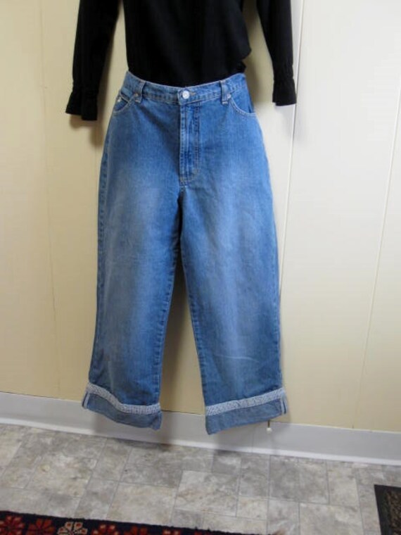 Items similar to Vintage Gloria Vanderbilt Jeans size 10 Blue Denim