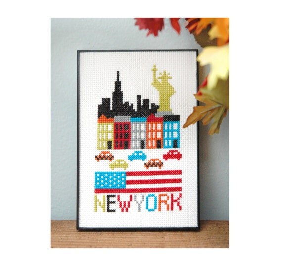 Vancouver Canada Cross Stitch Pattern Instant Download