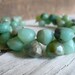 Earthy Peruvian Blue Opal Onion Briolettes - 8mm, 1/2 strand