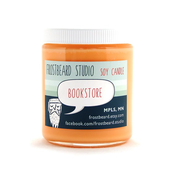 Book Lovers' Scented Soy Candles 
