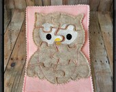 Christmas In July Sale Felt Owl puzzle with placement card Il_170x135