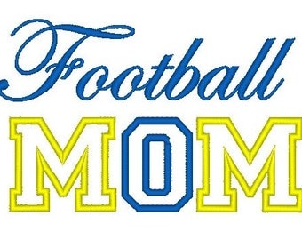 Football Mom Appliqué Machine Embroidery Design