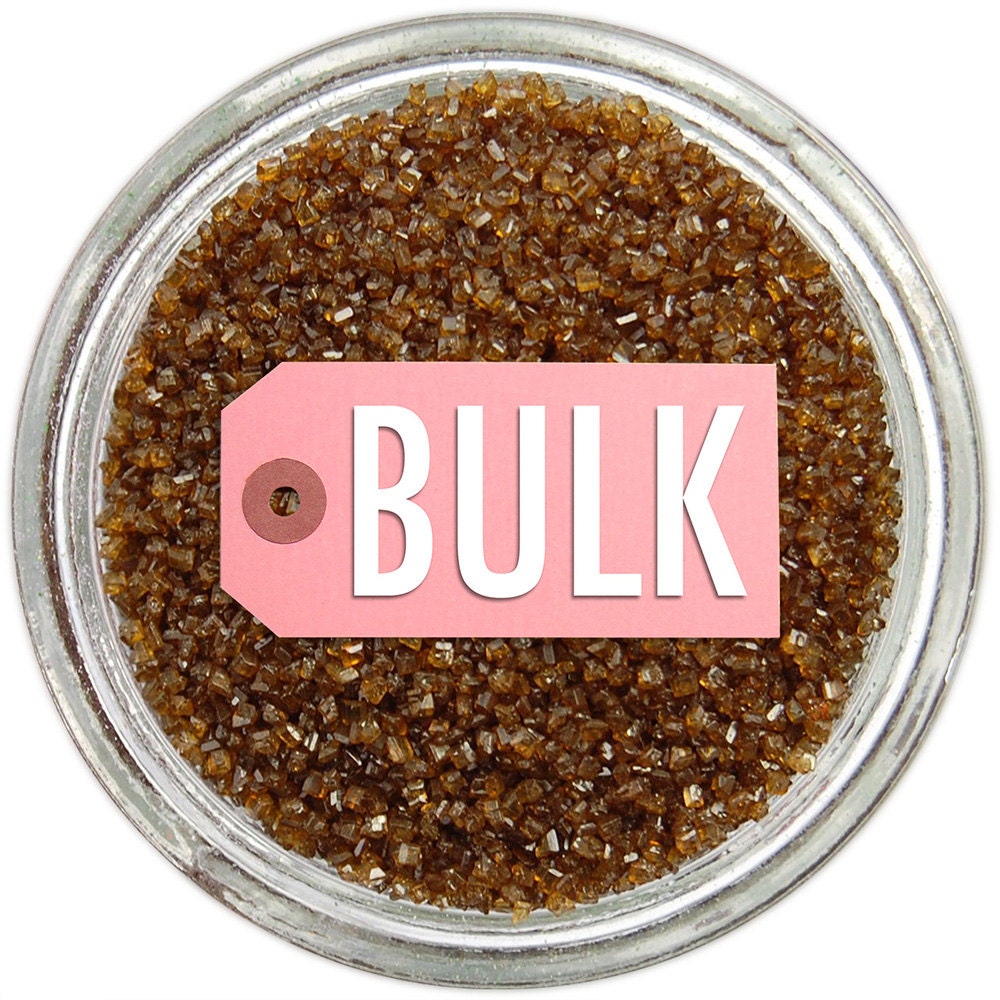 Brown Sanding Sugar BULK 1lb brown fine sugar by