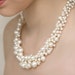 Pearly Girly Necklace with Crystals