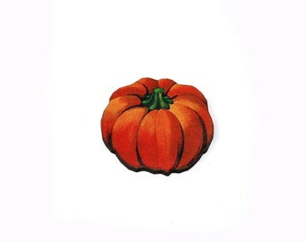 Halloween Brooch, Pumpkin Brooch, Thanksgiving, Halloween Badge