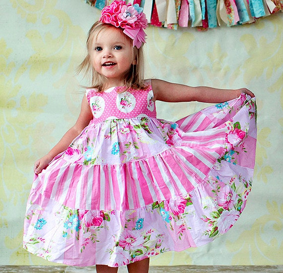 Items similar to Pink Dress - Summer Dress - Girls Pink Dress on Etsy