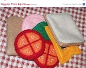 Christmas in July Sale Play food, pretend felt food, Whats for lunch Il_170x135