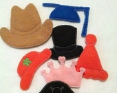 Christmas in July Sale Mr or Mrs potato head addon package of hats for out Potato head felt game set educational game learning toy Eco-Frien Il_170x135