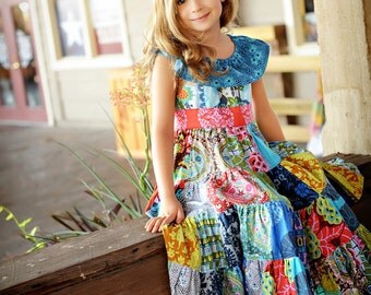 Little Gypsy Queen PDF pattern, sizes 2T through size 10