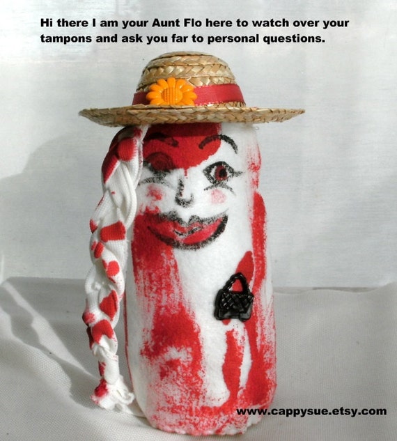 Aunt Flo giant tampon doll number 5 Mature