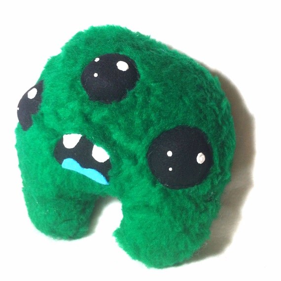 green monster plush toy