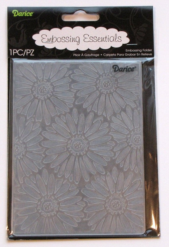 Bold Daisy Embossing folder A2 Embossing Folder by catSCRAPPIN