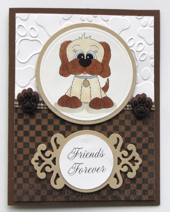 Paw Prints Embossing Folder dog prints cat prints a2