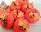 Orange Stuffed Pumpkin For Fall Decorating