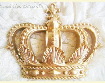 Gold Crown Wall Decor