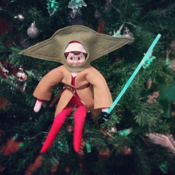 Yoda inspired COSTUME for Elf on the Shelf