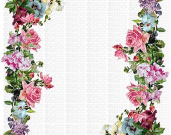 Two Digital Download Forget Me Nots Floral Vintage Pink Roses Flowers Transparent PNG And Instructions To Two Digital Download Forget Me Nots Floral Vintage Pink Roses Flowers Transparent PNG And Instructions To