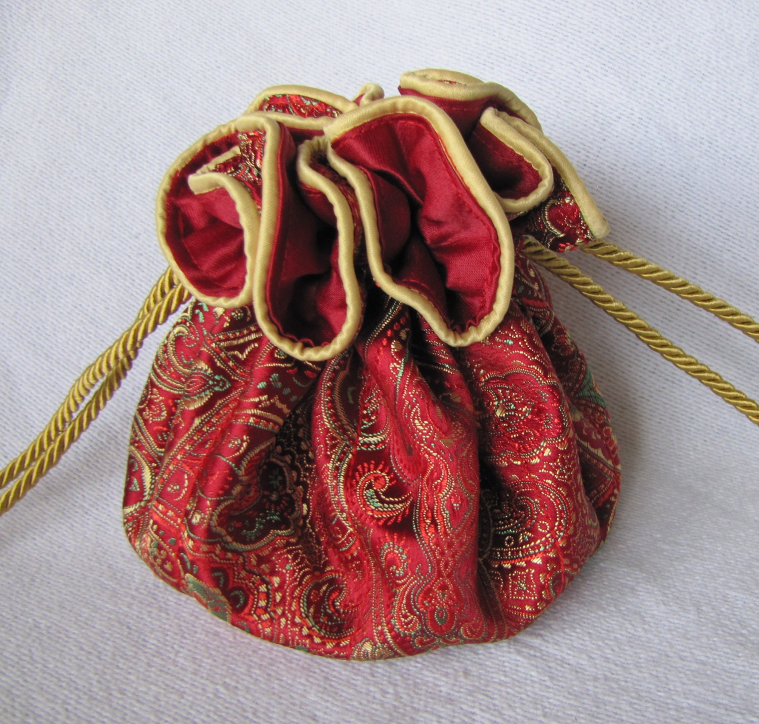 GOLD DUST Luxury Jewelry Bag Drawstring Jewelry Pouch