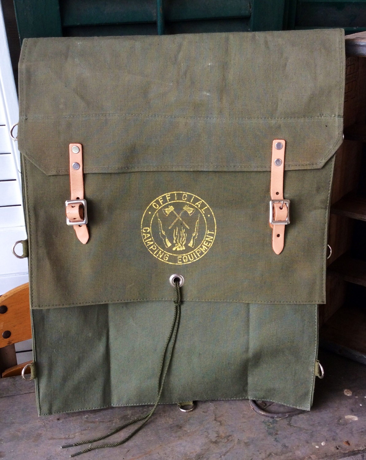 Vintage 1950s No.633 Yucca Pack backpack Boy Scouts made in