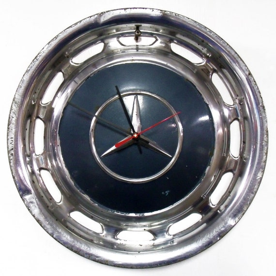 Mercedes hubcap clock #7