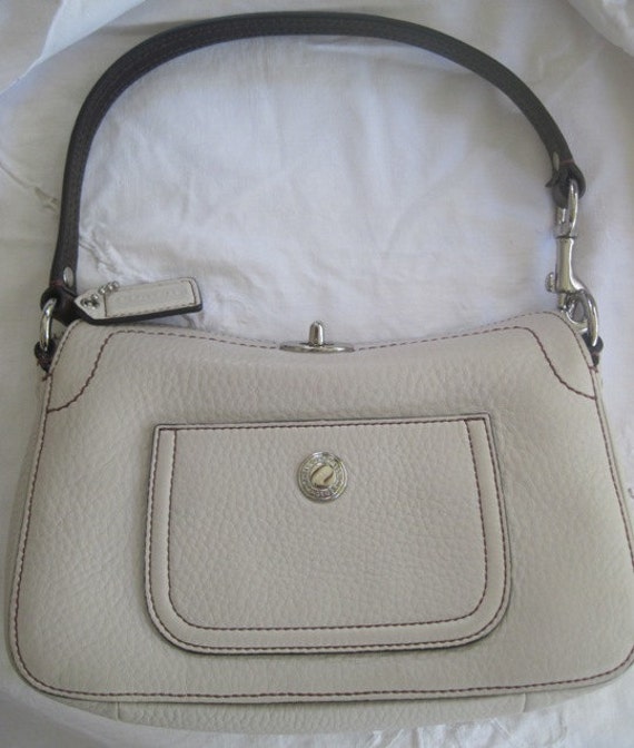 coach cream tote