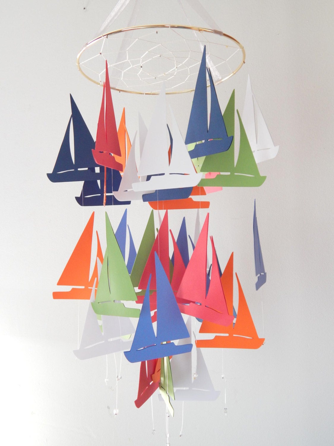 Sailboat Nautical Nursery Mobile