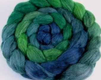 Spinning Fiber - Baby Alpaca Combed Top / Roving - Evergreen