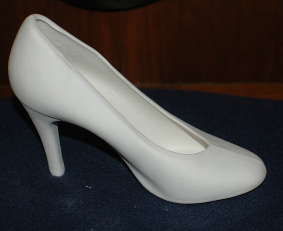 Ready to Paint Plain High Heeled Shoe