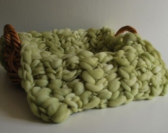 Newborn Mini Texture Blanket Prop - Handspun Merino