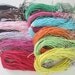 custom order--150 pcs Long size 1.5mm 22-24 inch adjustable assorted waxed cotton necklace cords with lobster clasp.