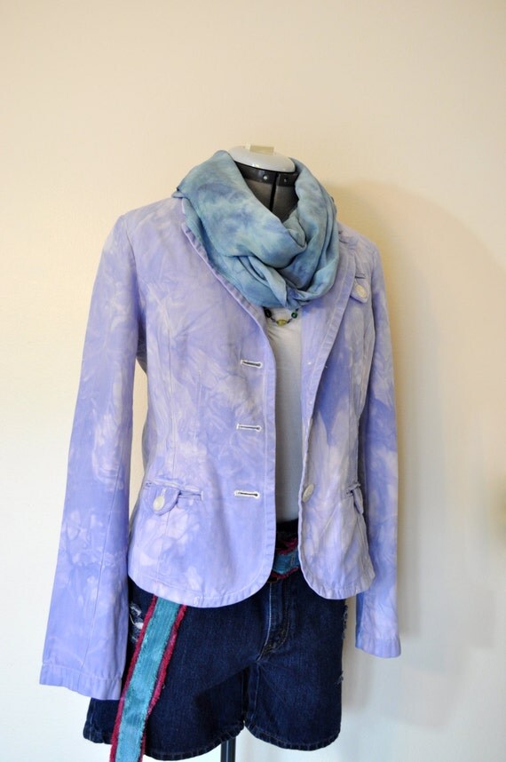 lavender purple jean jacket